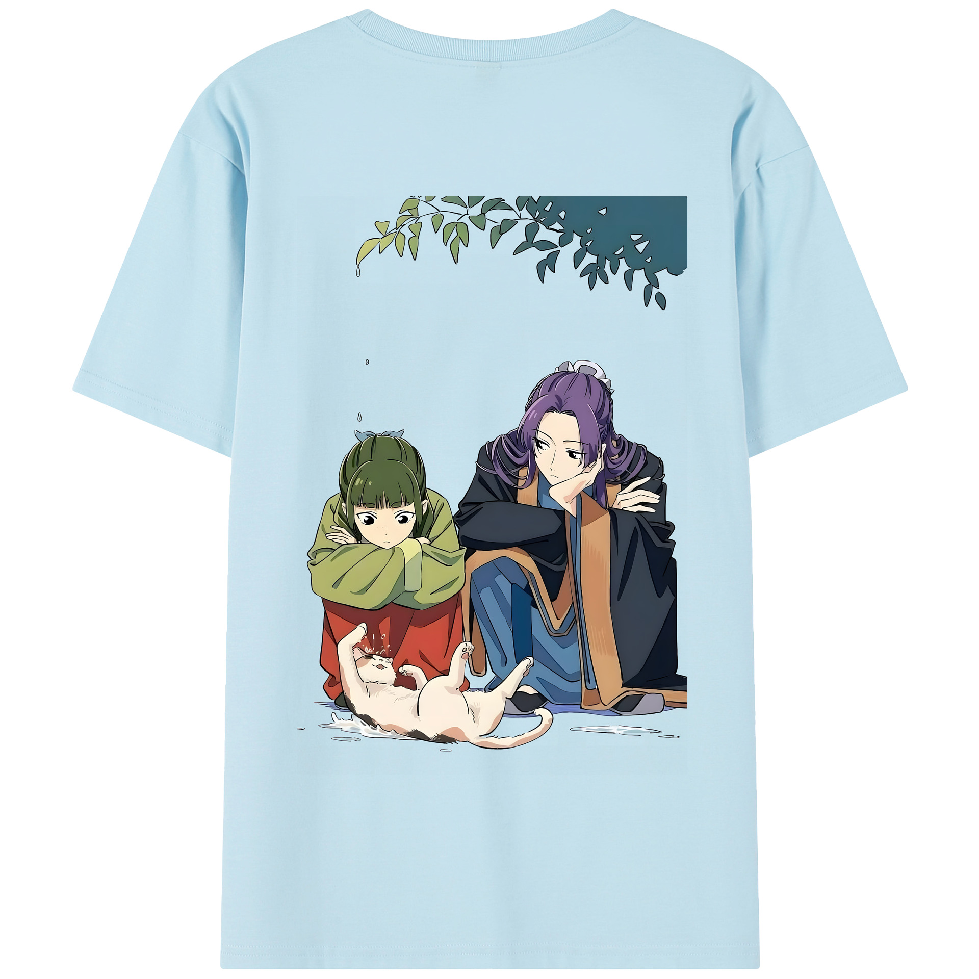 （画像用） 薬屋のひとりごと The Apothecary Diaries 綿100％半袖Tシャツ（背面プリント）